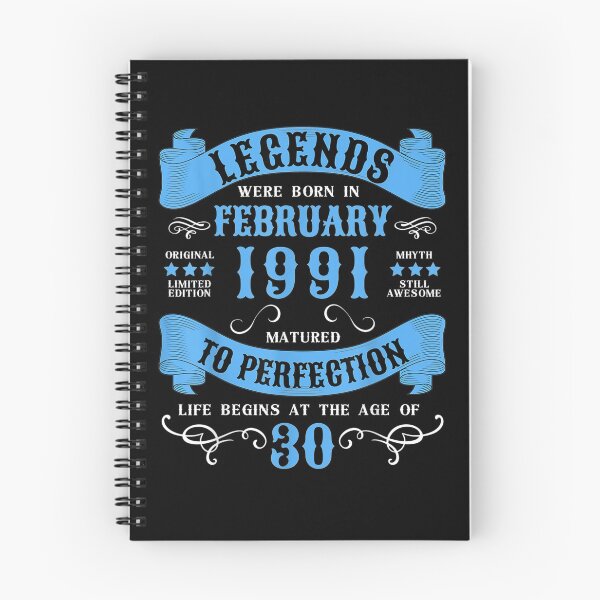 Item preview, Legends Were Born On February 30th Birthday 1991 designed and sold by shirleyfinley.