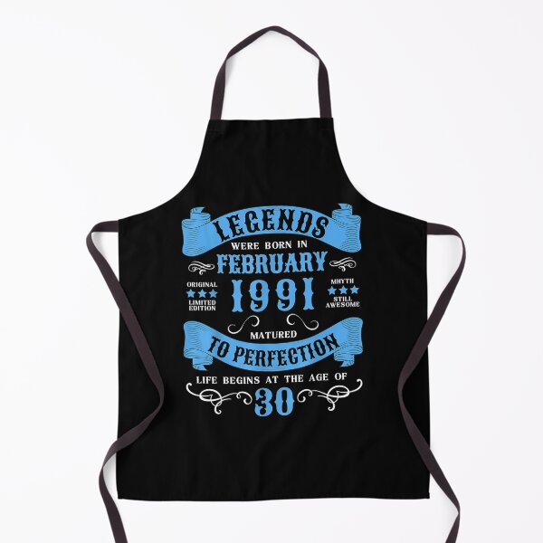 Item preview, Legends Were Born On February 30th Birthday 1991 designed and sold by shirleyfinley.