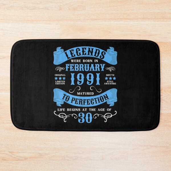 Item preview, Legends Were Born On February 30th Birthday 1991 designed and sold by shirleyfinley.
