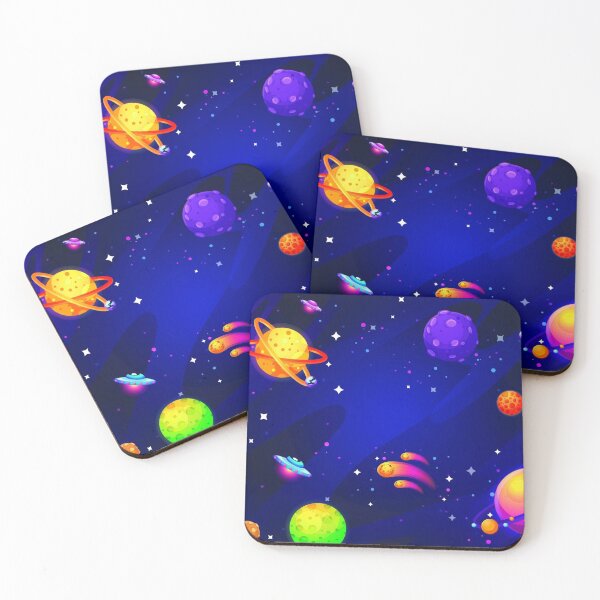 Artikelvorschau, Ufos Planets Classic T-Shirt Maske entworfen und verkauft von Janet Higgins.