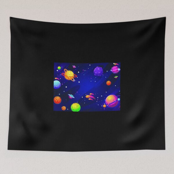 Item preview, Ufos Planets Classic T-Shirt Mask designed and sold by Janet  Higgins.