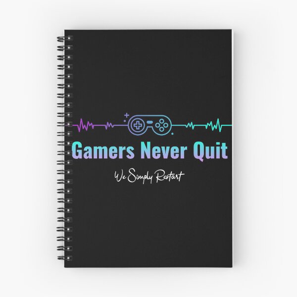 Item preview, Gamers Never Quit We Simply Restart designed and sold by KLINESTORE.