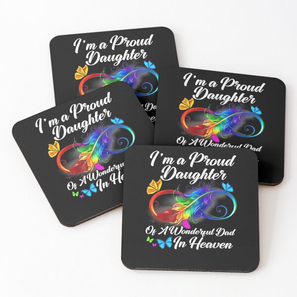 Item preview, I'm A Proud Daughter Of A Wonderful Dad In Heaven Gifts designed and sold by shirleyfinley.