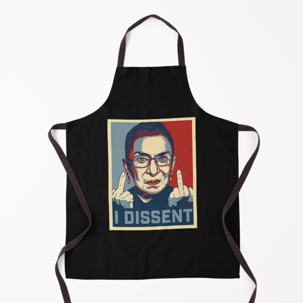Item preview, I Dissent Ruth Bader Ginsburg Middle Finger Shirt designed and sold by Lukifo-Mission.
