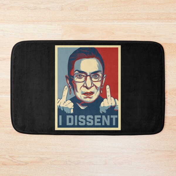 Item preview, I Dissent Ruth Bader Ginsburg Middle Finger Shirt designed and sold by Lukifo-Mission.