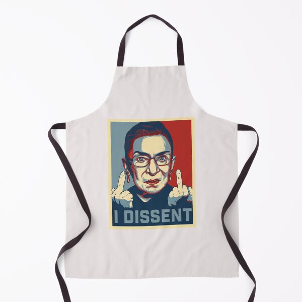 Item preview, I Dissent Ruth Bader Ginsburg Middle Finger Shirt designed and sold by Lukifo-Mission.