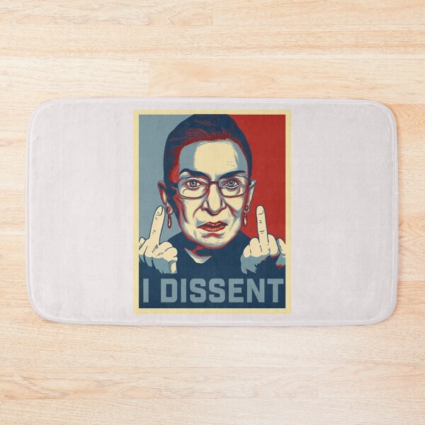 Item preview, I Dissent Ruth Bader Ginsburg Middle Finger Shirt designed and sold by Lukifo-Mission.