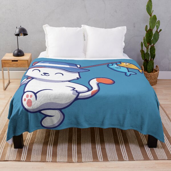 Item preview, Cat Fishing Funny designed and sold by Cutefy.