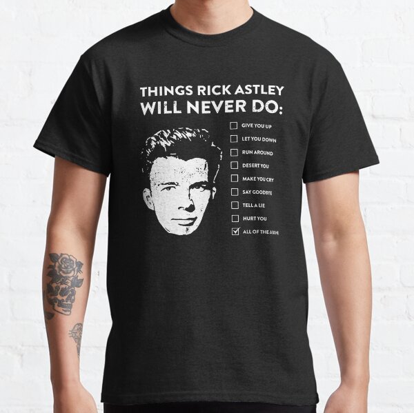 Rick Roll with Lyrics - Ladies Favorite Tee – Legend Masters