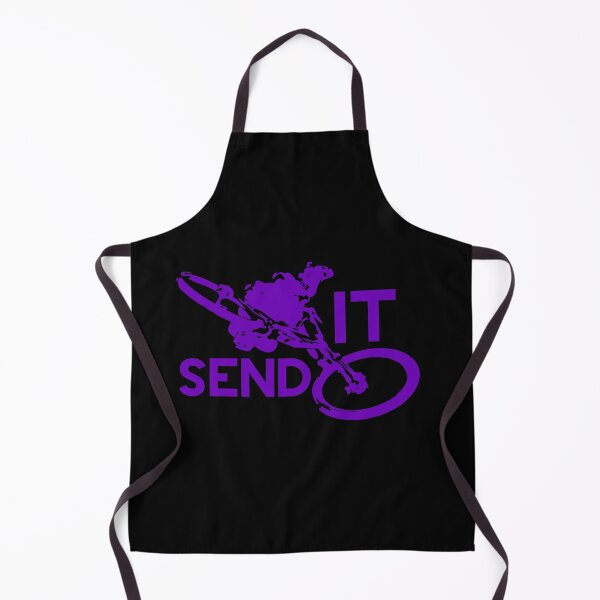 Item preview, Send It Downhill Mountain biking (purple) designed and sold by Design--Spore.