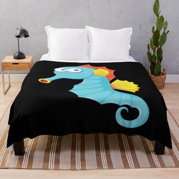 Item preview, Cute Blue Seahorse designed and sold by NoSpecialShop.