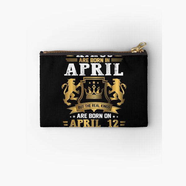 Item preview, Real Kings Are Born On April 12th Birthday Gift designed and sold by shirleyfinley.