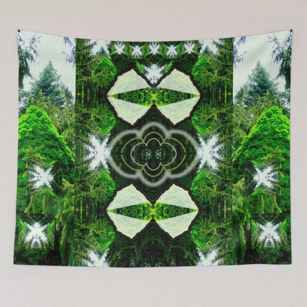 Item preview, Evergreen Trees Transformed designed and sold by artfulnotebook.