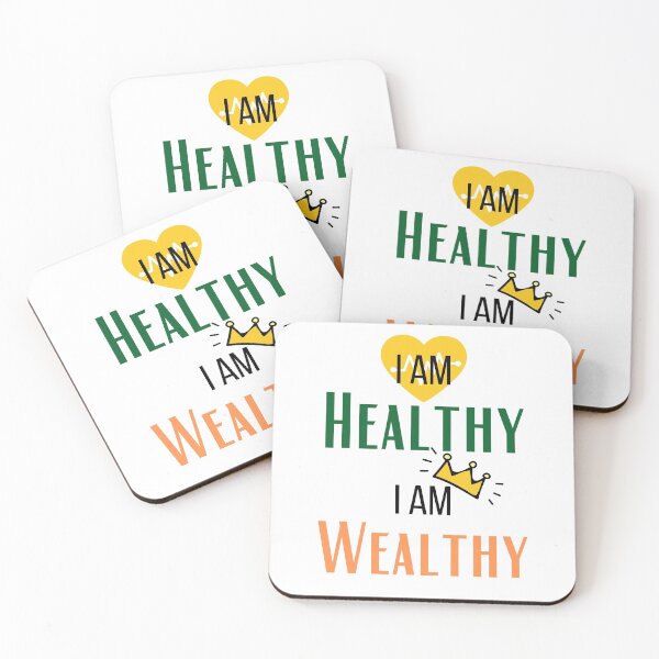 Item preview, I am healthy I am wealthy designed and sold by Jhaustria.