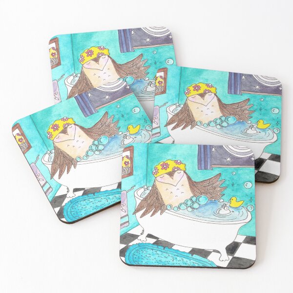 Item preview, Bath Owl designed and sold by Suz Wood.