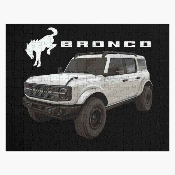 Item preview, White Ford Bronco MURICA SUV Badlands  designed and sold by cowtownCOWBOY.