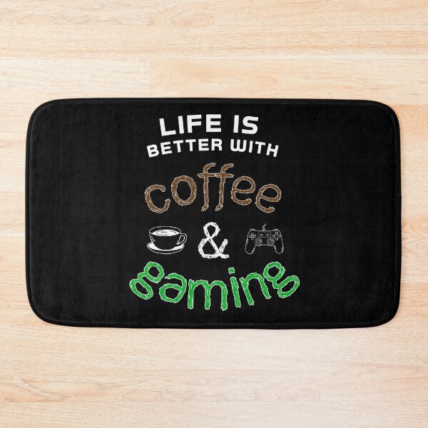 Item preview, Life Is Better With Coffee and Gaming Video Gamer Enthusiast Tee designed and sold by RKA-Products.