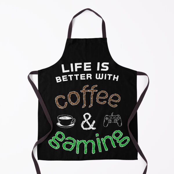 Item preview, Life Is Better With Coffee and Gaming Video Gamer Enthusiast Tee designed and sold by RKA-Products.