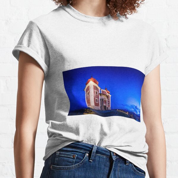 Calvary In Banska Stiavnica at night Classic T-Shirt