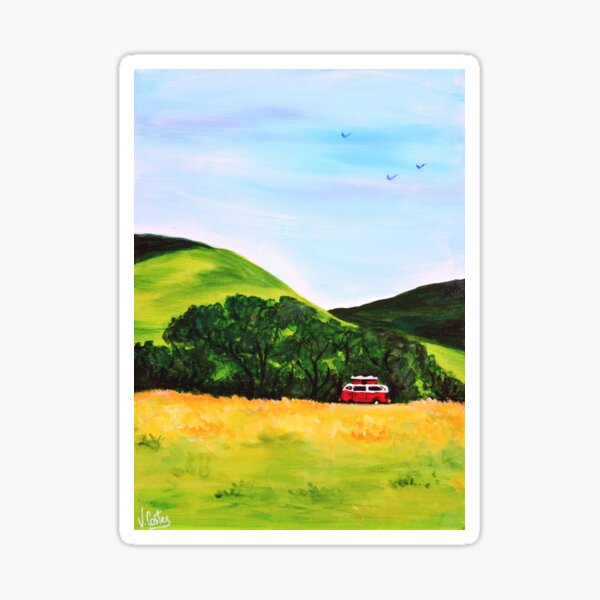 Escapade en van Sticker