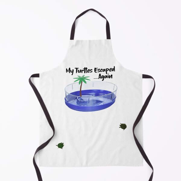 Item preview, My Turtles Escaped Again Funny Pet Store Palm Tree Tank designed and sold by CBCreations73.
