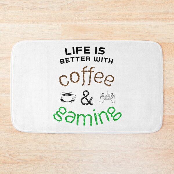 Item preview, Copy of Life Is Better With Coffee and Gaming Video Gamer Enthusiast Tee designed and sold by RKA-Products.