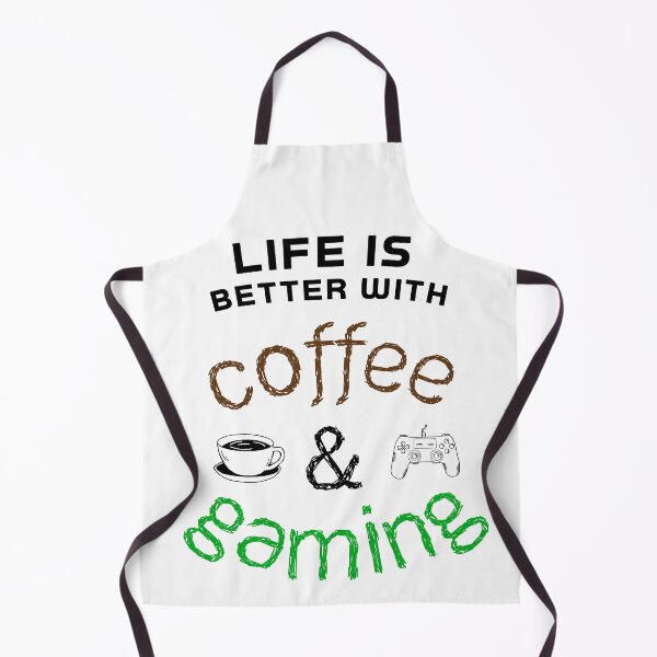 Item preview, Copy of Life Is Better With Coffee and Gaming Video Gamer Enthusiast Tee designed and sold by RKA-Products.
