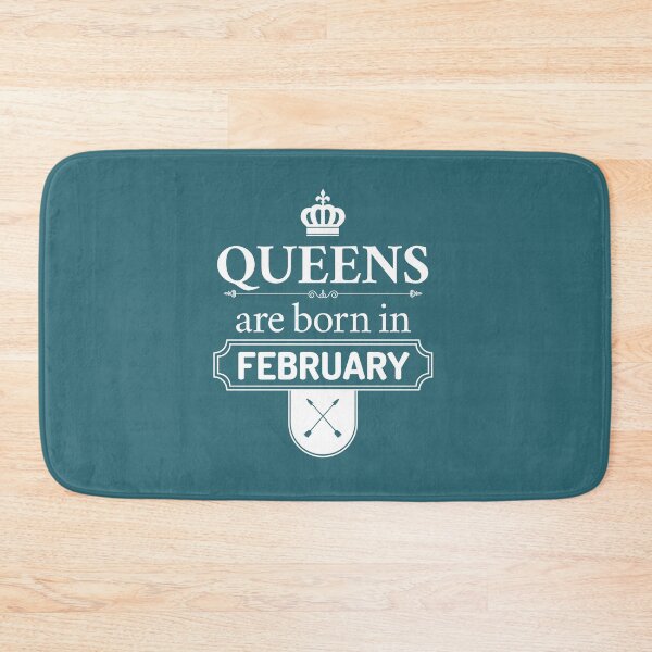 Item preview, Queens Are Born In February | Birthday Gift | designed and sold by Minimalwiz.