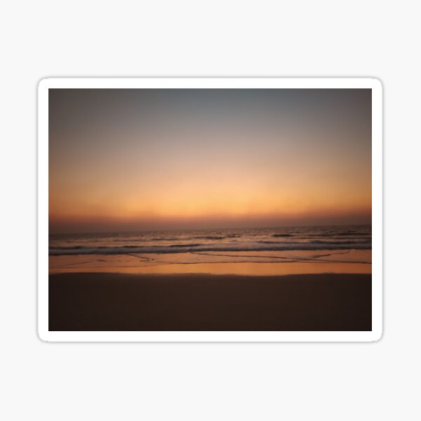 Twilight on the Beach Sticker