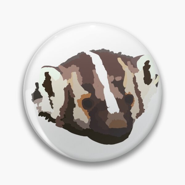 Item preview, North American Badger digital art 3 designed and sold by RIOKOTZU.