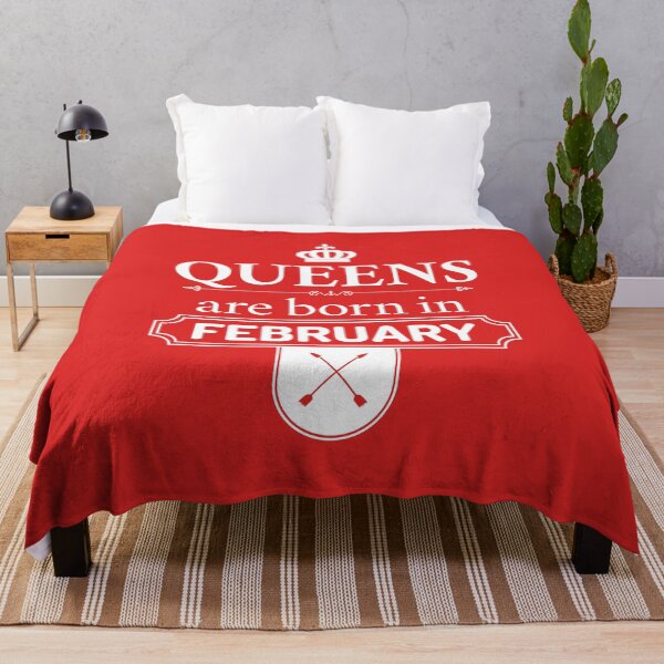 Item preview, Queens Are Born In February | Birthday Gift | designed and sold by Minimalwiz.