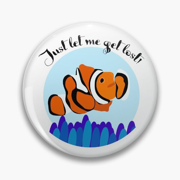 Item preview, Clownfish Illustration with phrase designed and sold by Gabrielle Freitas.