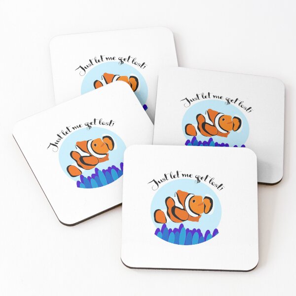 Item preview, Clownfish Illustration with phrase designed and sold by Gabrielle Freitas.