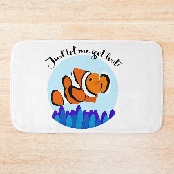 Item preview, Clownfish Illustration with phrase designed and sold by Gabrielle Freitas.