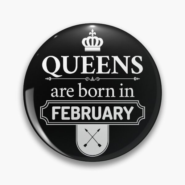Item preview, Queens Are Born In February | Birthday Gift | designed and sold by Minimalwiz.