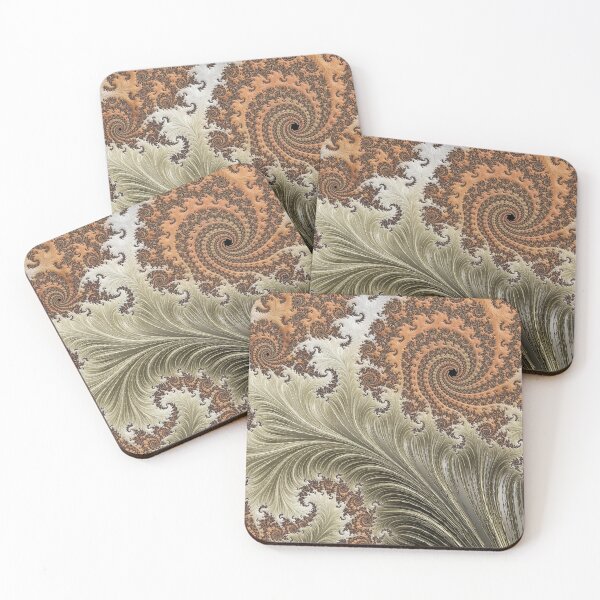 Item preview, An abstract fractal in tones of orange and brown designed and sold by Manpreet Sokhi.