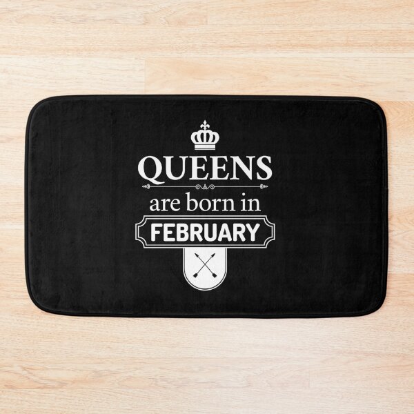 Item preview, Queens Are Born In February | Birthday Gift | designed and sold by Minimalwiz.