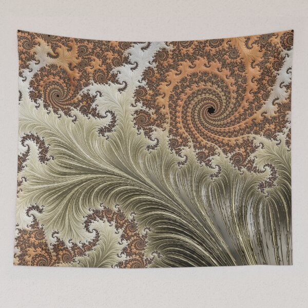 Item preview, An abstract fractal in tones of orange and brown designed and sold by Manpreet Sokhi.