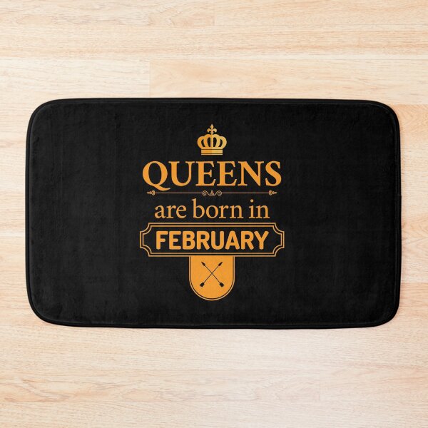 Item preview, Queens Are Born In February | Birthday Gift | designed and sold by Minimalwiz.