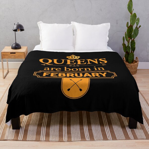Item preview, Queens Are Born In February | Birthday Gift | designed and sold by Minimalwiz.