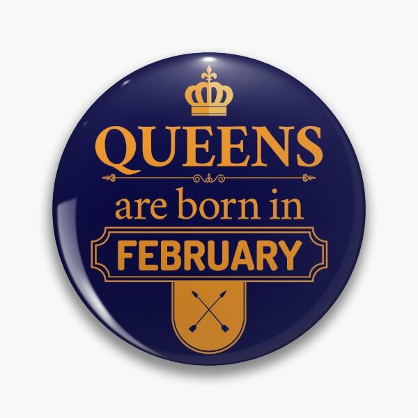 Item preview, Queens Are Born In February | Birthday Gift | designed and sold by Minimalwiz.