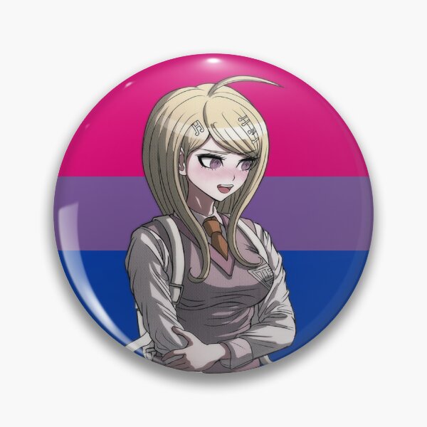 Item preview, Kaede Akamatsu bisexual Pin  designed and sold by Cosplayshin.