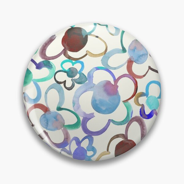 Item preview, Fleurs Clowns Mauves designed and sold by Elizabeth Brassard.