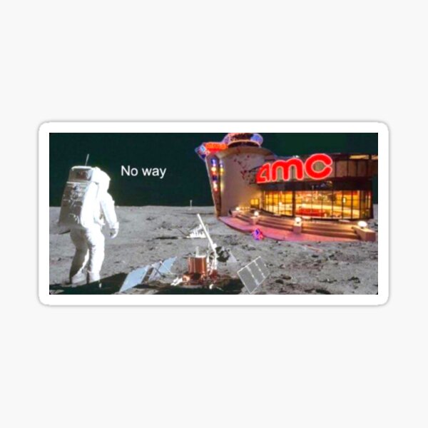 Item preview, AMC to the moon! Outer space designed and sold by RRdesigned.