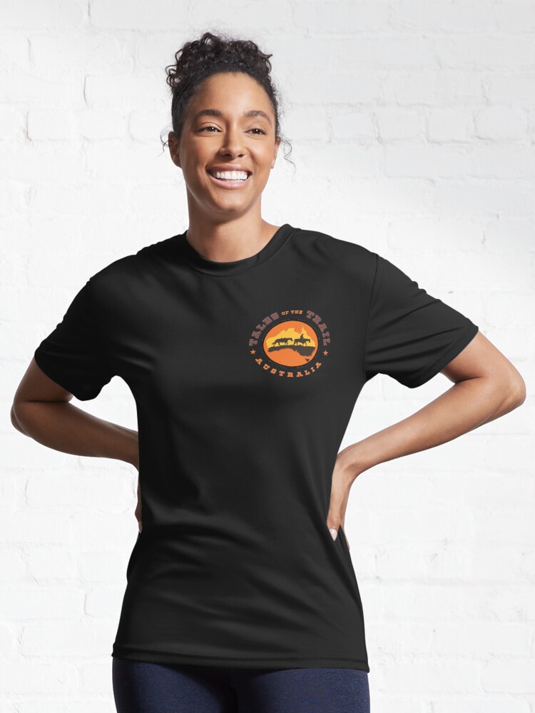 Alternate view of Tales of the Trail Australia LOGO Active T-Shirt