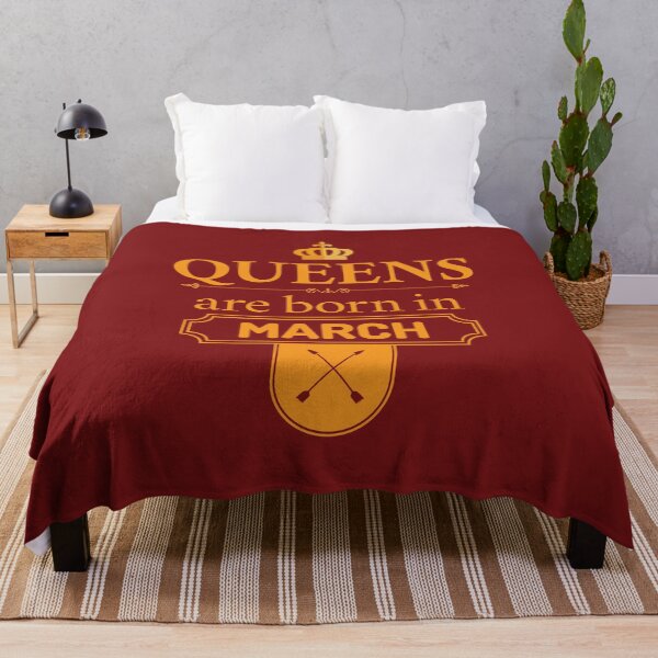 Item preview, Queens Are Born In March | Birthday Gift | designed and sold by Minimalwiz.