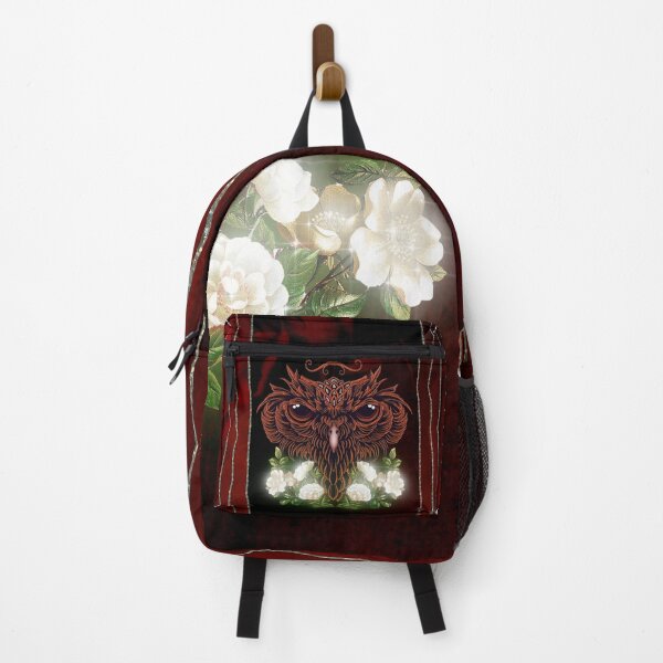 Item preview, Decorative owl head with flowers designed and sold by nicky2342.