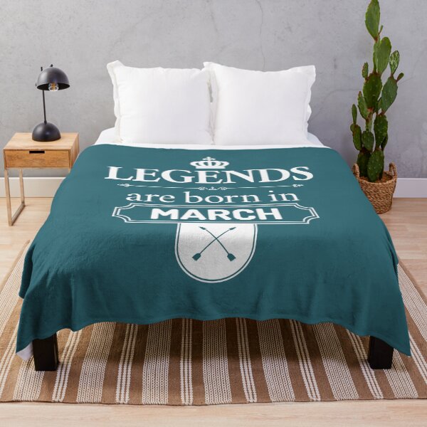 Item preview, Legends Are Born In March | Birthday Gift | designed and sold by Minimalwiz.