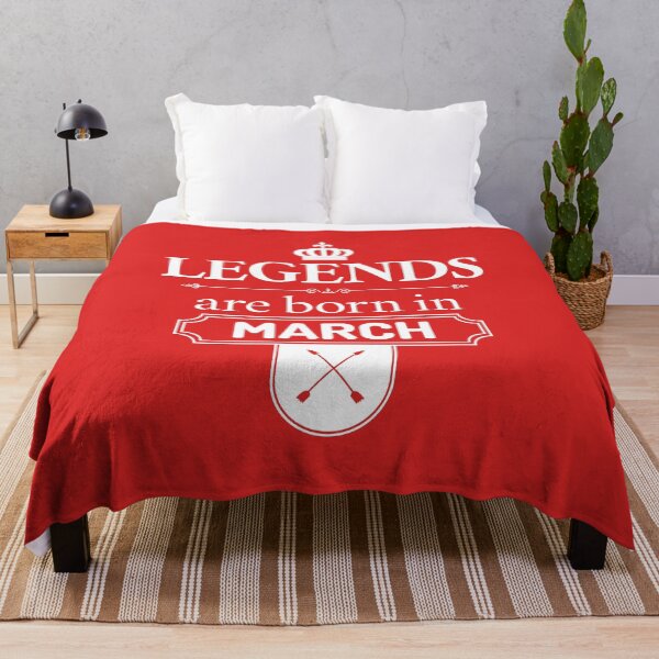 Item preview, Legends Are Born In March | Birthday Gift | designed and sold by Minimalwiz.
