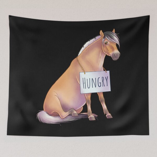 Item preview, Fjord Horse T-ShirtChiwowy's Fjord Norman is hungry designed and sold by CorbinArima.
